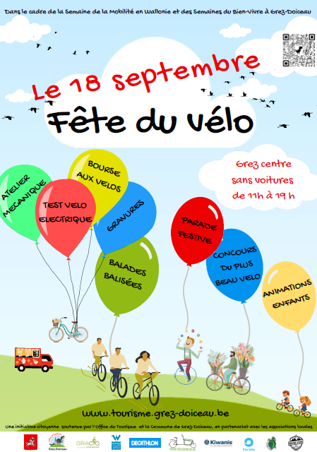 Fête du vélo le 18 septembre 2022