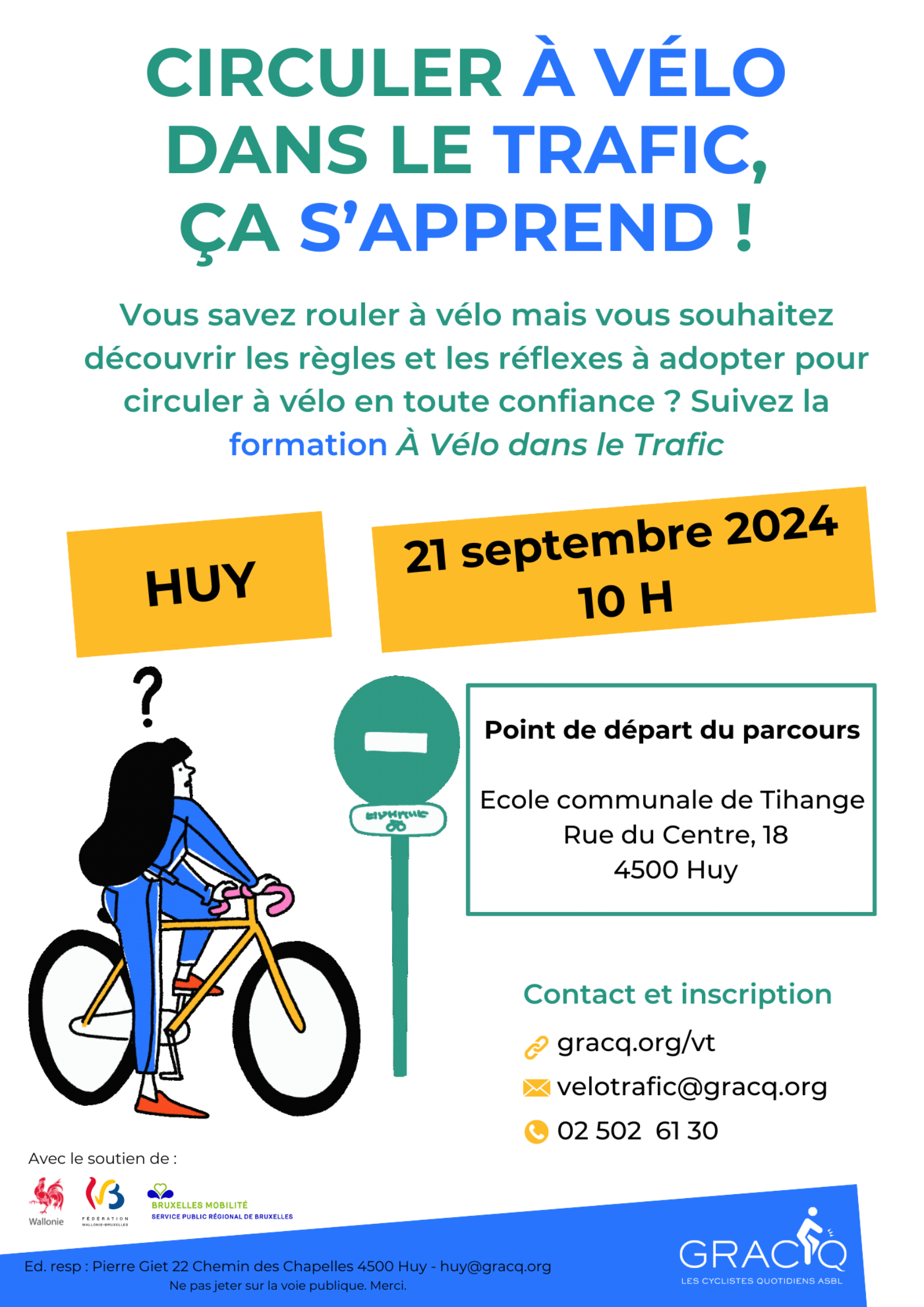 À vélo dans le trafic 2024